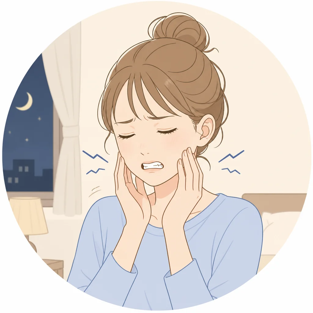 食いしばりが気になる